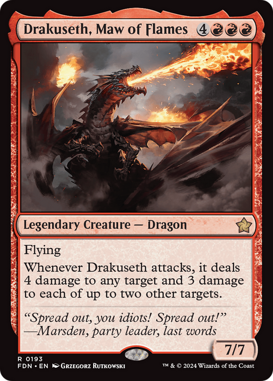 Drakuseth, Maw of Flames (FDN-193)