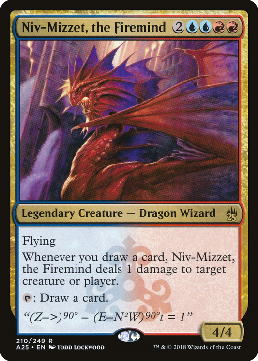 Niv-Mizzet, the Firemind (A25-210) (Foil)