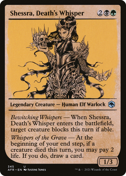 Shessra, Death's Whisper (AFR-345) (Showcase) (Foil)