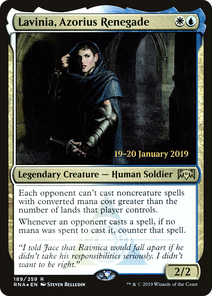 Lavinia, Azorius Renegade (PRE-189S) (Foil)