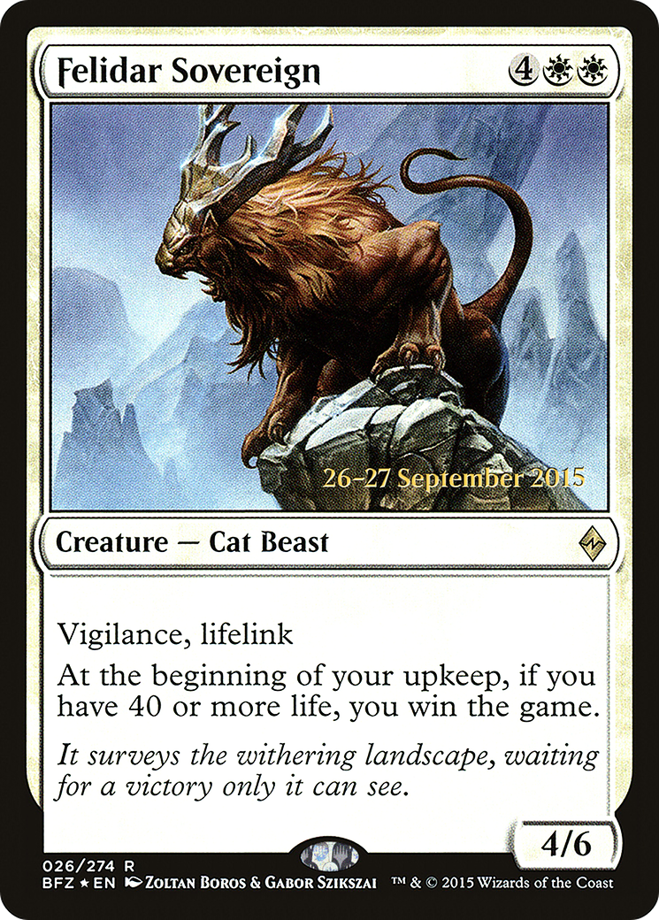Felidar Sovereign (PRE-26S) (Foil)