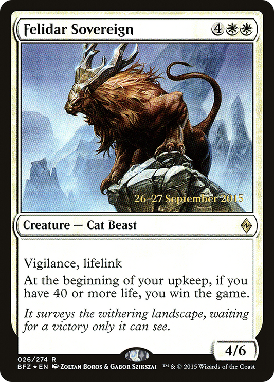 Felidar Sovereign (PRE-26S) (Foil)