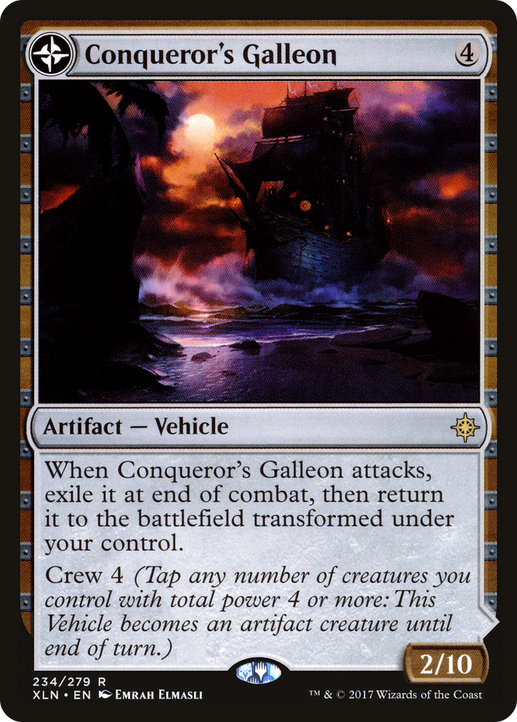 Conqueror's Galleon // Conqueror's Foothold (XLN-234) (Foil)