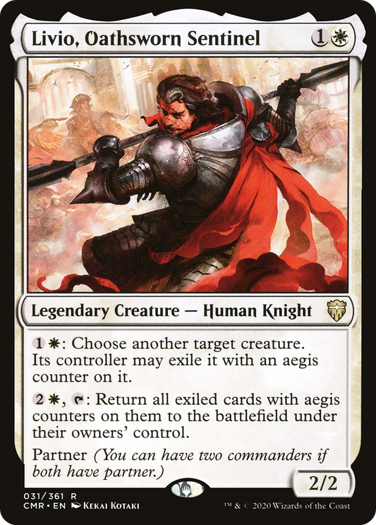 Livio, Oathsworn Sentinel (CMR-031) (Foil)
