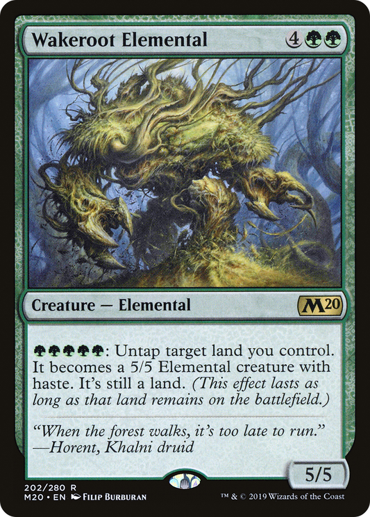 Wakeroot Elemental (M20-202) (Foil)