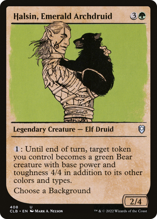 Halsin, Emerald Archdruid (CLB-408) (Showcase) (Foil)
