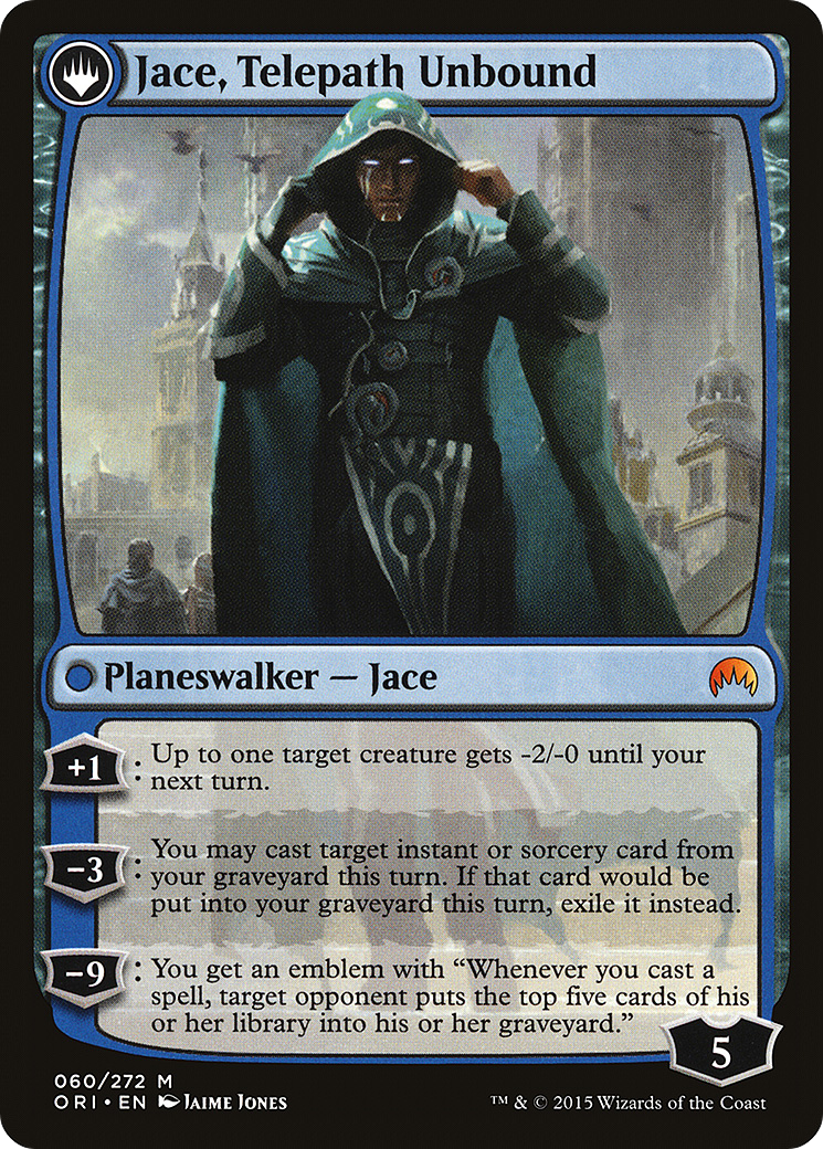 Jace, Vryn's Prodigy // Jace, Telepath Unbound (ORI-060) (Foil)
