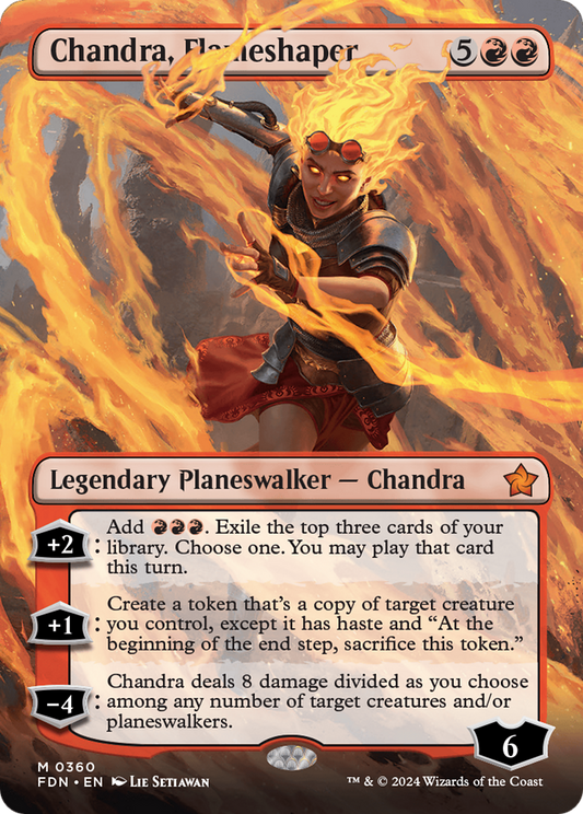 Chandra, Flameshaper (FDN-360) (Borderless) (Foil)