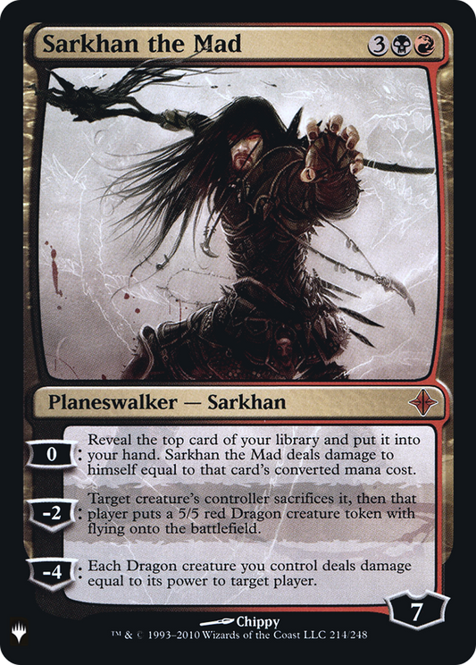 Sarkhan the Mad (LIST-ROE-214) (Foil)