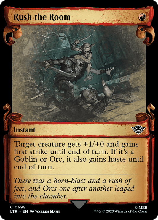 Rush the Room (LTR-598) (Showcase) (Scroll) (Foil)