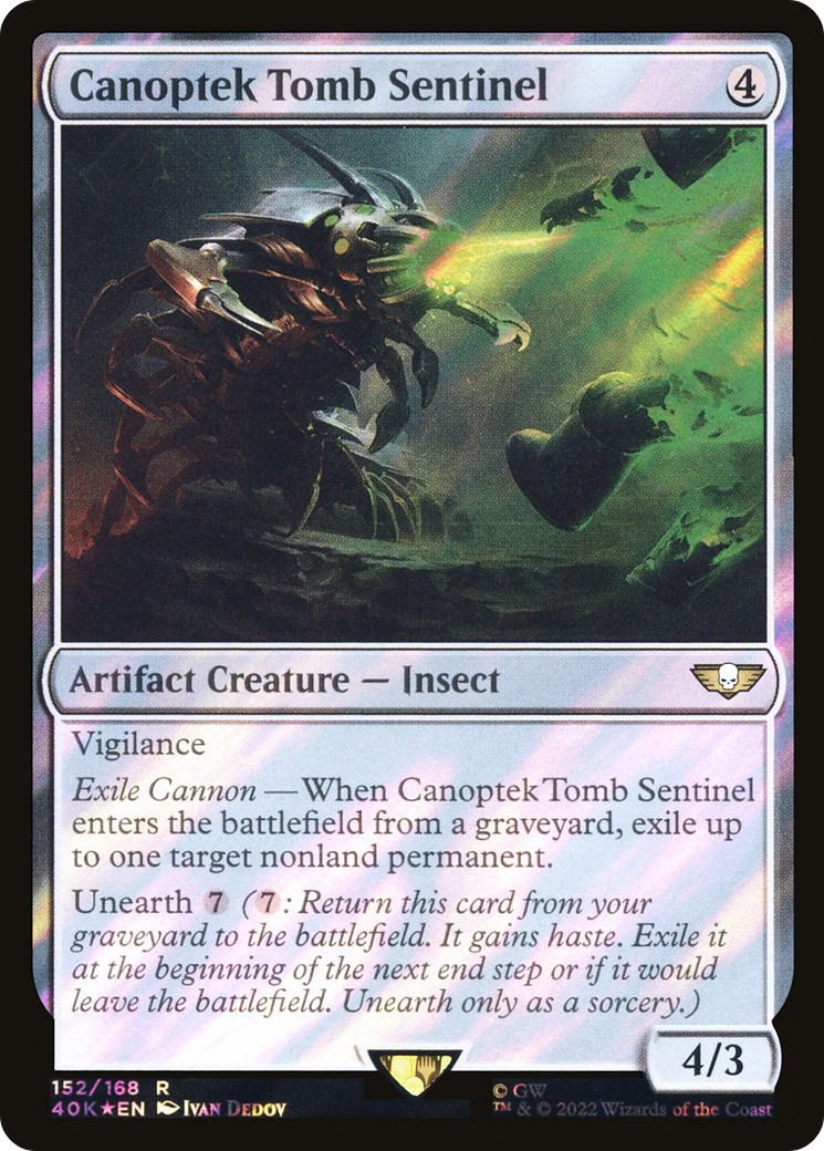 Canoptek Tomb Sentinel (40K-152★) (Surge Foil)