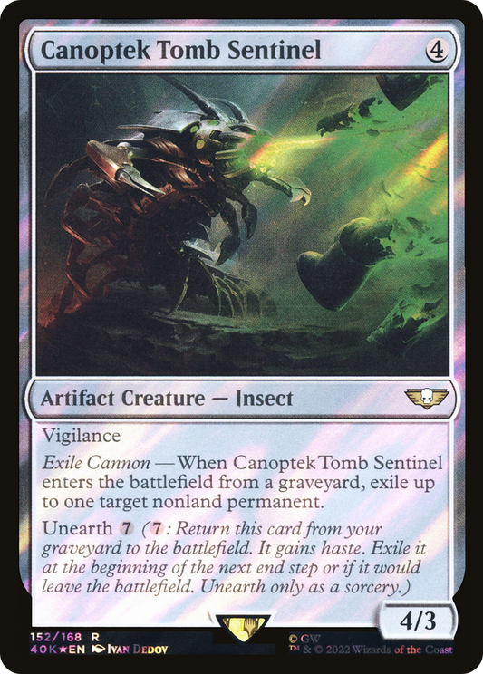 Canoptek Tomb Sentinel (40K-152★) (Surge Foil)