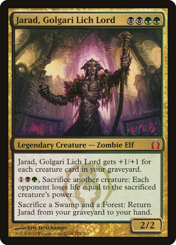 Jarad, Golgari Lich Lord (RTR-174) (Foil)