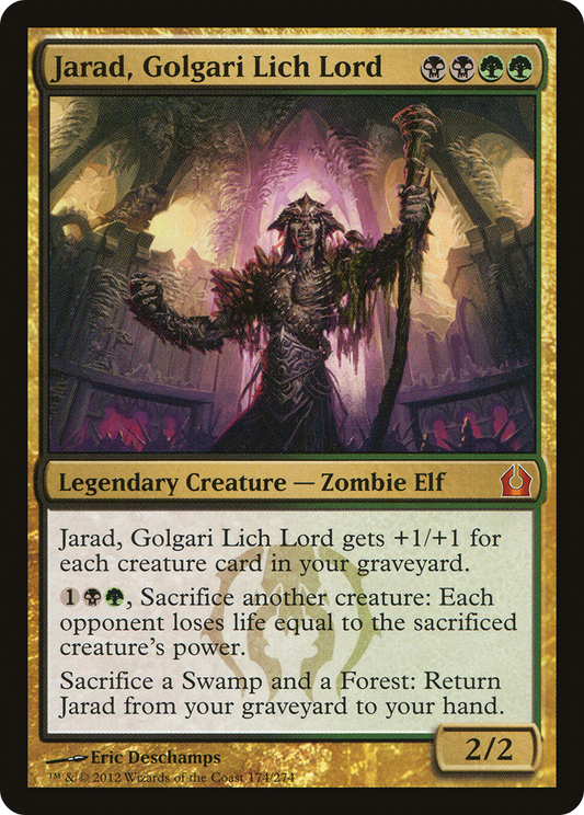 Jarad, Golgari Lich Lord (RTR-174) (Foil)