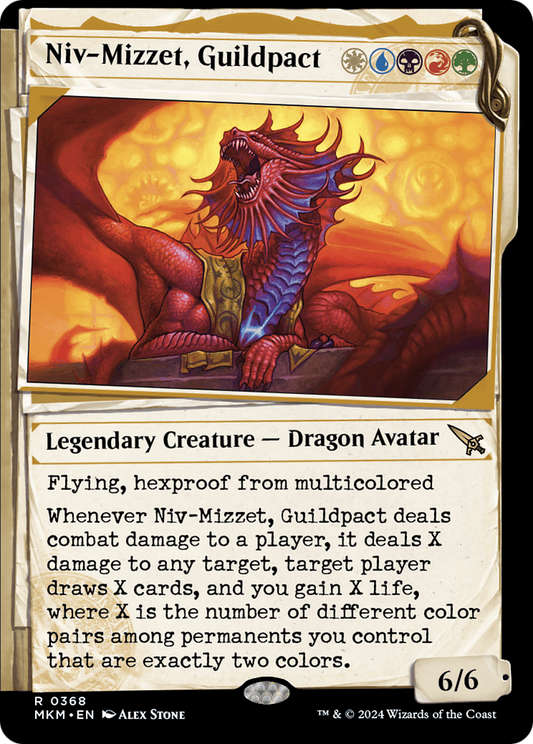 Niv-Mizzet, Guildpact (MKM-368) (Showcase) (Foil)