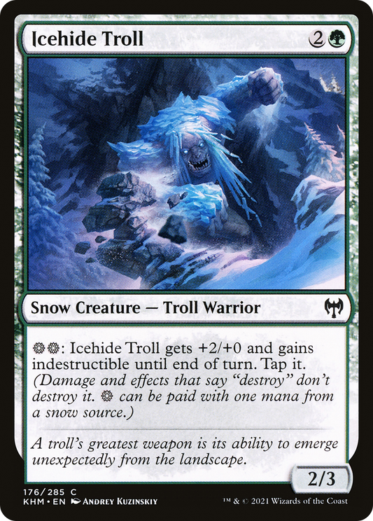 Icehide Troll (KHM-176) (Foil)