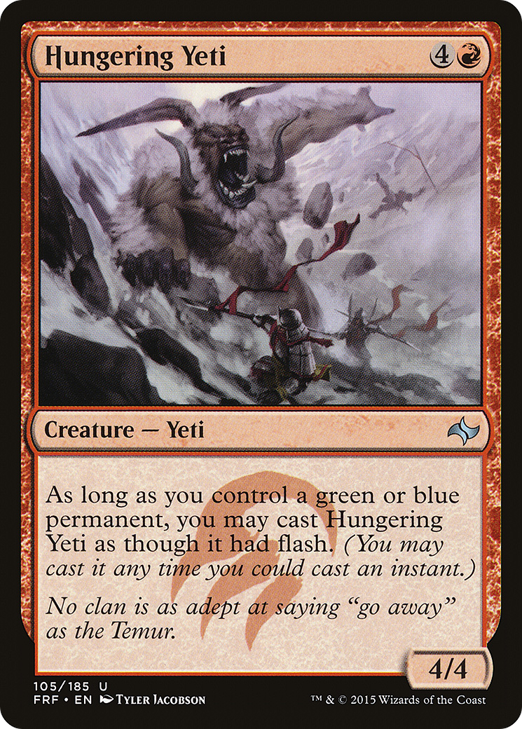 Hungering Yeti (FRF-105) (Foil)