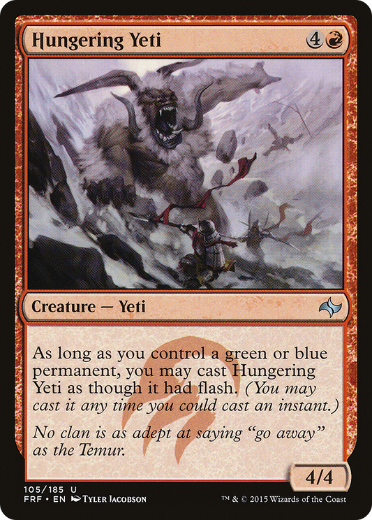 Hungering Yeti (FRF-105) (Foil)