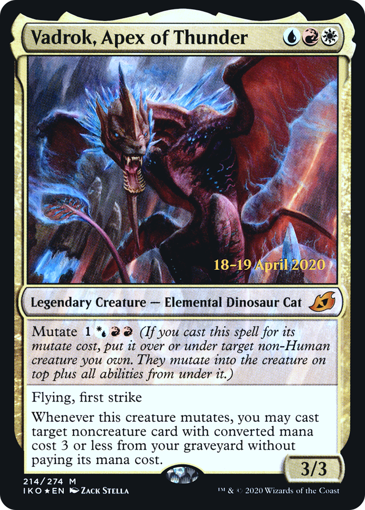 Vadrok, Apex of Thunder (PRE-214S) (Foil)