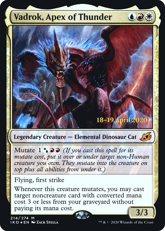 Vadrok, Apex of Thunder (PRE-214S) (Foil)