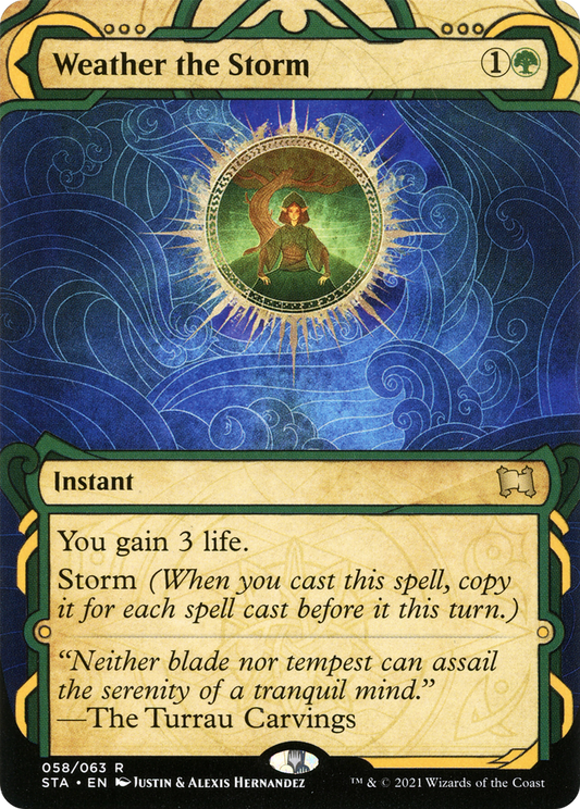 Weather the Storm (STA-058) (Showcase) (Borderless) (Foil)
