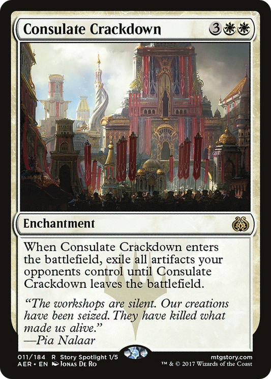 Consulate Crackdown (AER-011) (Foil)