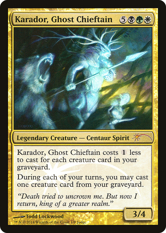 Karador, Ghost Chieftain (JDG-001) (Foil)