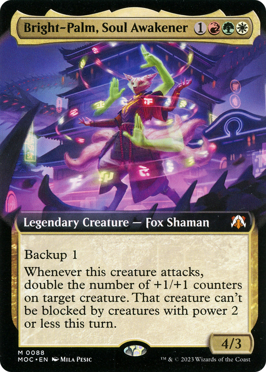 Bright-Palm, Soul Awakener (MOC-088) (Extended Art) (Foil)