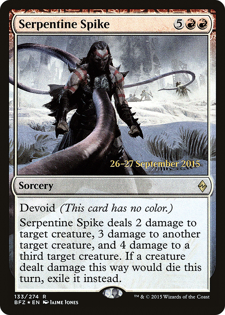 Serpentine Spike (PRE-133S) (Foil)