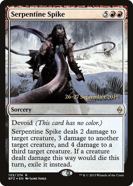 Serpentine Spike (PRE-133S) (Foil)