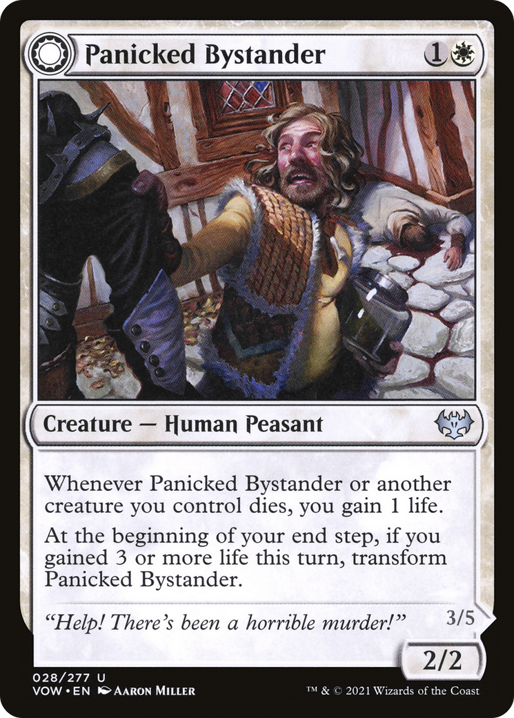 Panicked Bystander // Cackling Culprit (VOW-028) (Foil)