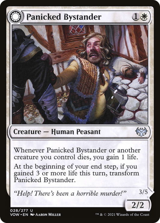 Panicked Bystander // Cackling Culprit (VOW-028) (Foil)