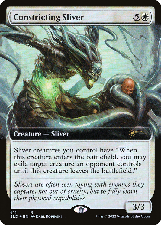 Constricting Sliver (SLD-611) (Extended Art) (Foil)