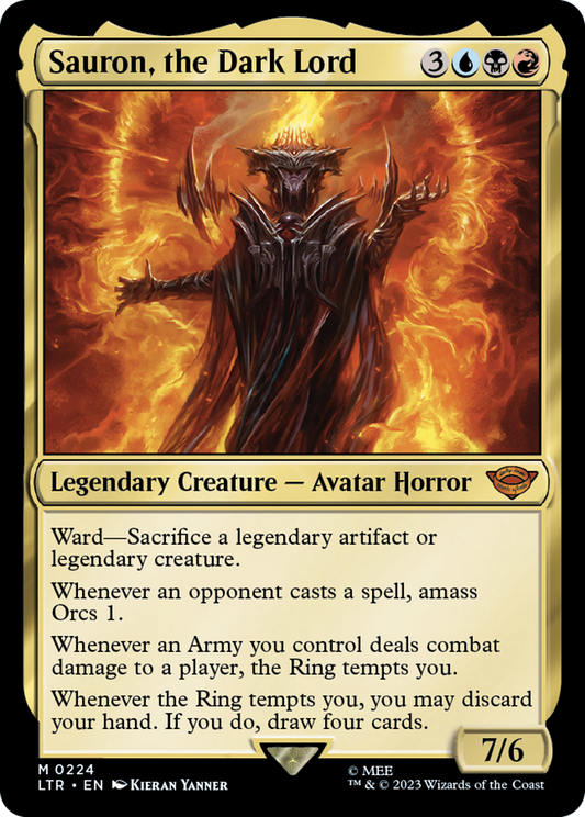 Sauron, the Dark Lord (LTR-224) (Foil)