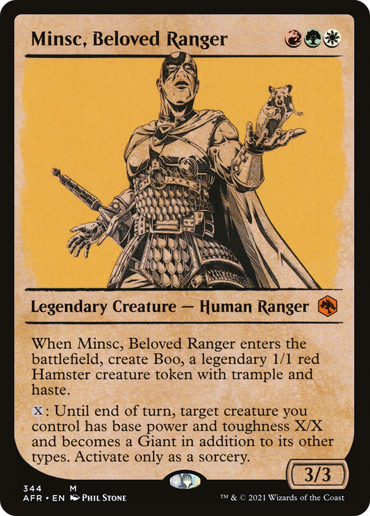 Minsc, Beloved Ranger (AFR-344) (Showcase)