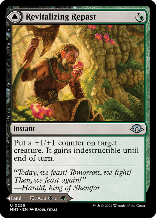 Revitalizing Repast // Old-Growth Grove (MH3-256) (Foil)