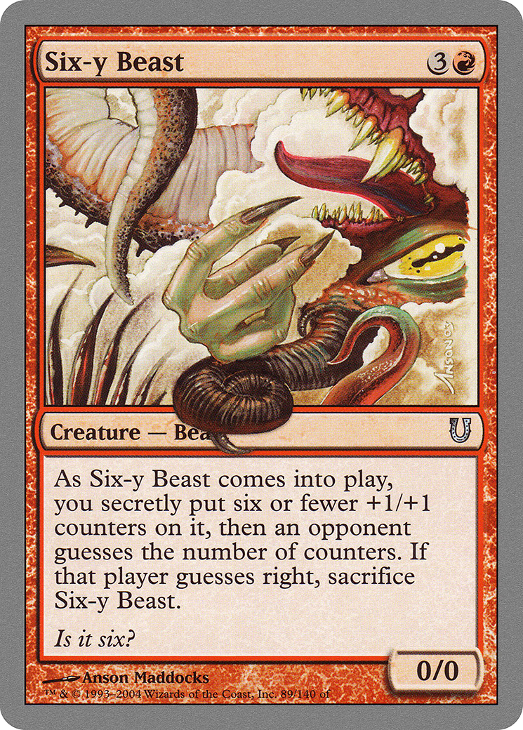 Six-y Beast (UNH-089) (Foil)