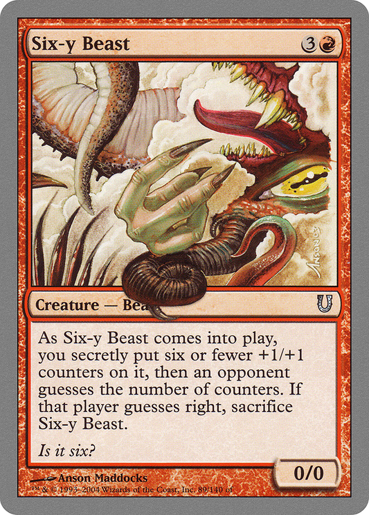 Six-y Beast (UNH-089) (Foil)