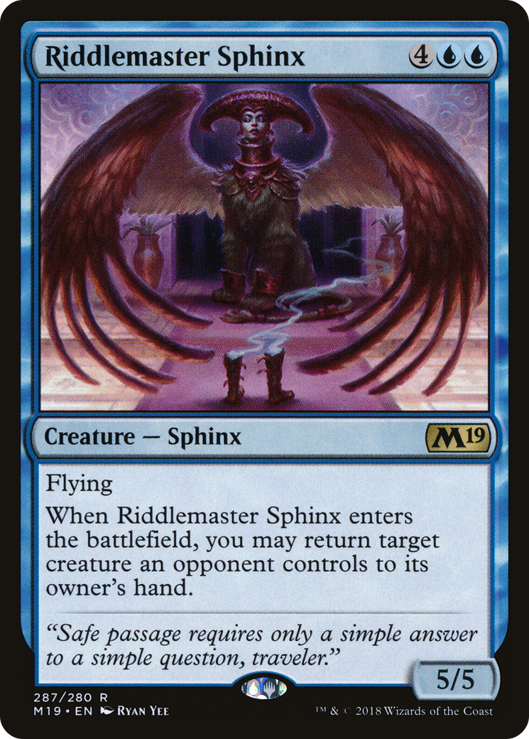 Riddlemaster Sphinx (M19-287)
