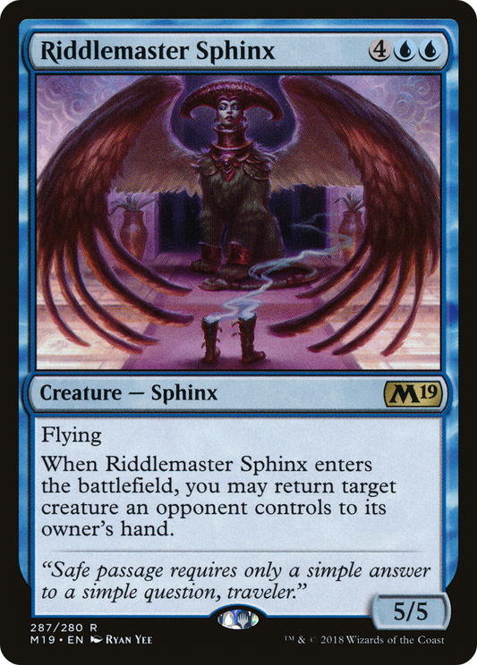 Riddlemaster Sphinx (M19-287)