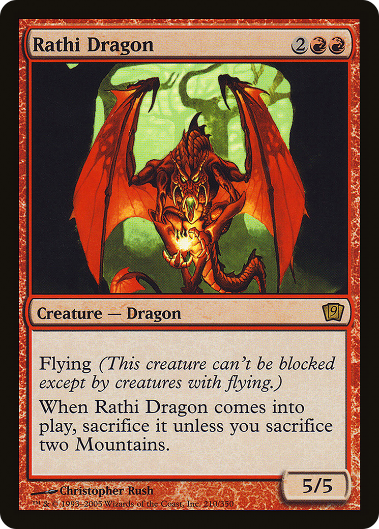 Rathi Dragon (9ED-210★) (Foil)