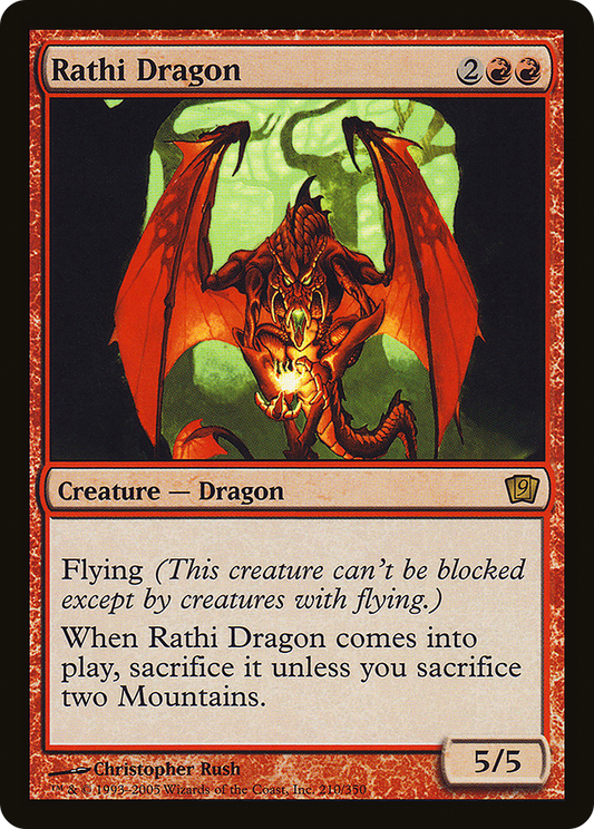 Rathi Dragon (9ED-210★) (Foil)