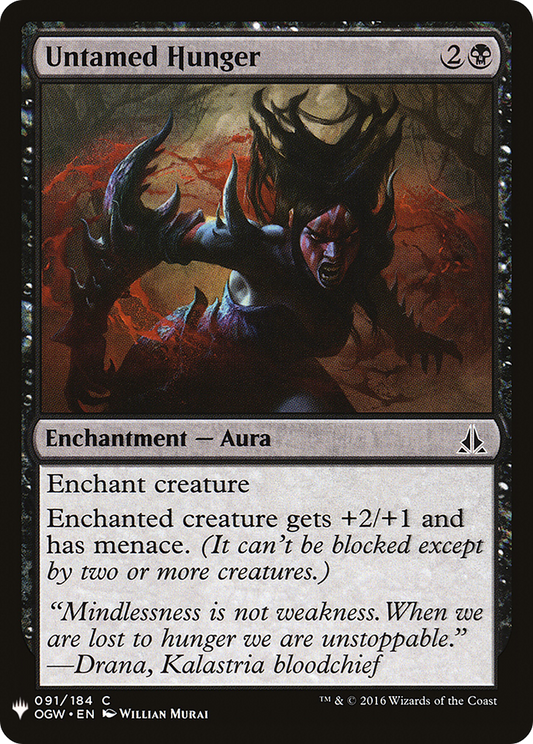 Untamed Hunger (LIST-OGW-91)
