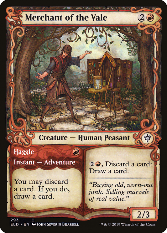 Merchant of the Vale // Haggle (ELD-293) (Showcase) (Foil)
