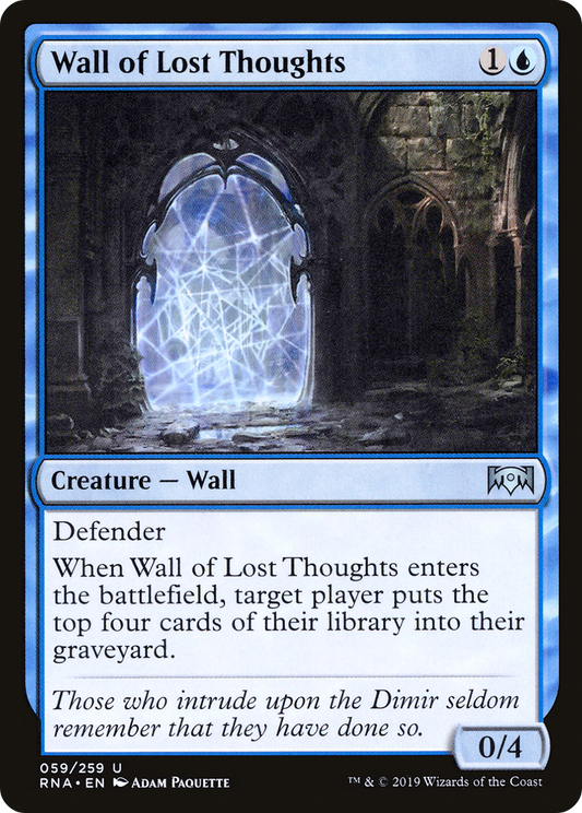Wall of Lost Thoughts (RNA-059) (Foil)