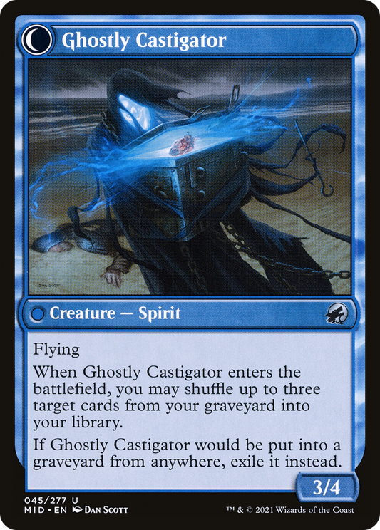Covetous Castaway // Ghostly Castigator (MID-045)
