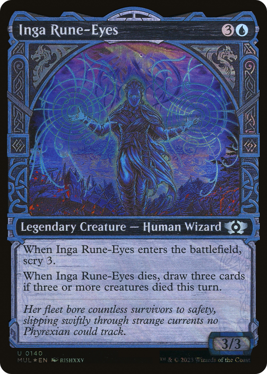 Inga Rune-Eyes (MUL-140) (Showcase) (Halo Foil)