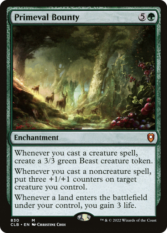 Primeval Bounty (CLB-830)