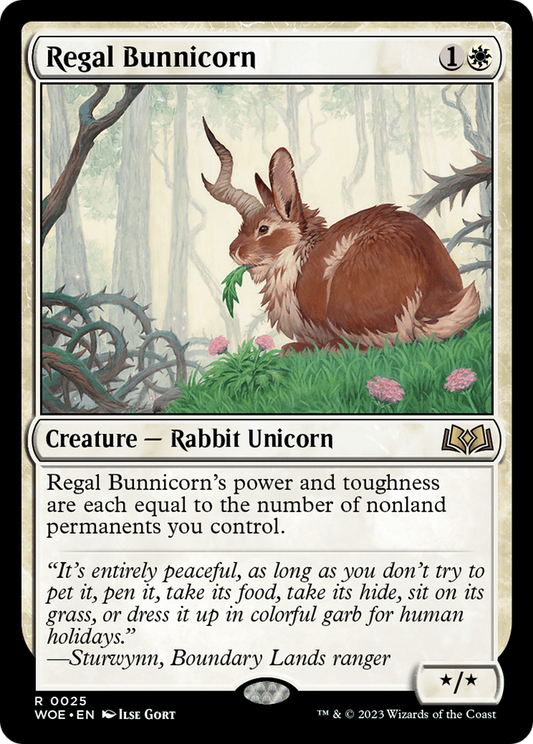 Regal Bunnicorn (WOE-025)