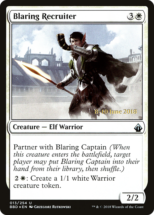 Blaring Recruiter (LARP-13S) (Foil)